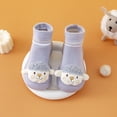 thumbnail image 2 of Otqutp Baby Lightweight Sneakers Boys Girls Animal Cartoon Socks Shoes Toddler WarmThe Floor Socks Non Slip Prewalker Shoes, 2 of 4