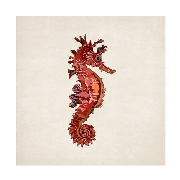 Trademark Fine Art Emel Tunaboylu Kirmizi Canvas Wall Art