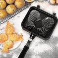 thumbnail image 2 of Pt Cookware Sets Japanese Pancake Maker Fish-shaped Bakeware Waffle Pan 2 Cast Home Cake Tools, 2 of 5