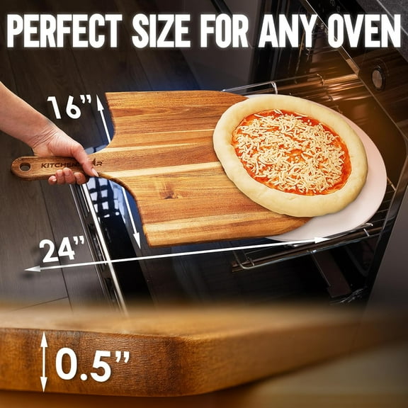 16-Inch Acacia Wood Pizza Peel
