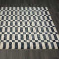 thumbnail image 5 of Luxe Weavers Checkered Geometric Navy 8x10 Area Rug, Indoor Carpet, 5 of 9
