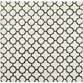 thumbnail image 6 of SAFAVIEH Chatham Jacob Geometric Quatrefoil Wool Area Rug, Ivory/Black, 10' x 14', 6 of 10