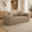 Brown, variant on Rophefx 66.5" Chenille Cloud Sofa Couch Loveseat,Modern 2 Seater Deep Seat Sofa with Pillows for Living Room Apartments, No Assembly,White