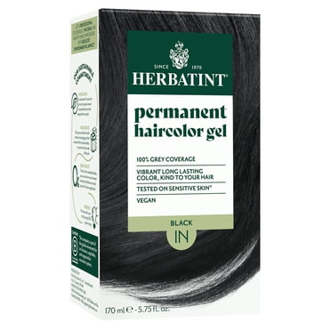 Herbatint Permanent Haircolor Gel 1N Black 1 Box
