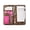Gold, variant on 2026 Latest 5×9 Inch Pink Leopard Print Server Book, Magnetic Closure Wallet with Zipper & Cash Pocket for Restaurant Waitstaff Apron Storage