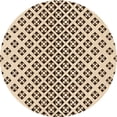 thumbnail image 1 of Ahgly Company Machine Washable Indoor Round Transitional Saddle Brown Area Rugs, 3' Round, 1 of 7