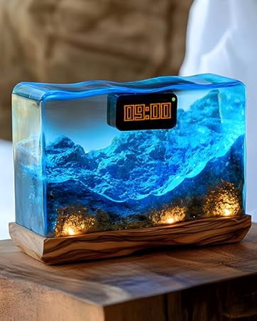 Crystal Clear Epoxy Resin Kit 1GAL - 1:1 Mixing Ratio, Bubble Free & Anti-Yellowing - High Gloss Casting & Coating Resin for Jewelry, River Tables, Bar Top, Countertops & Wood