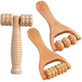 thumbnail image 1 of 3pcs Massage Roller Body Roller Multi-functional Foot Massager Wooden Roller Massager Tool, 1 of 2