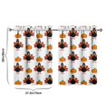 thumbnail image 4 of Fall Kitchen Curtains 36 Inch Short - 2 Panel Set, Autumn Harvest Print, Rod Pocket Window Treatment for Thanksgiving, Farmhouse, Cafe, Living Room - Machine Washable, 4 of 4
