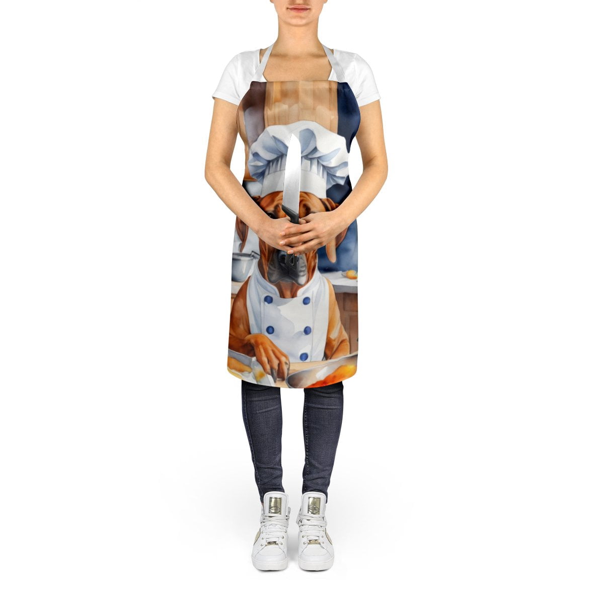 Rhodesian Ridgeback The Chef Apron 27 in x 30 in