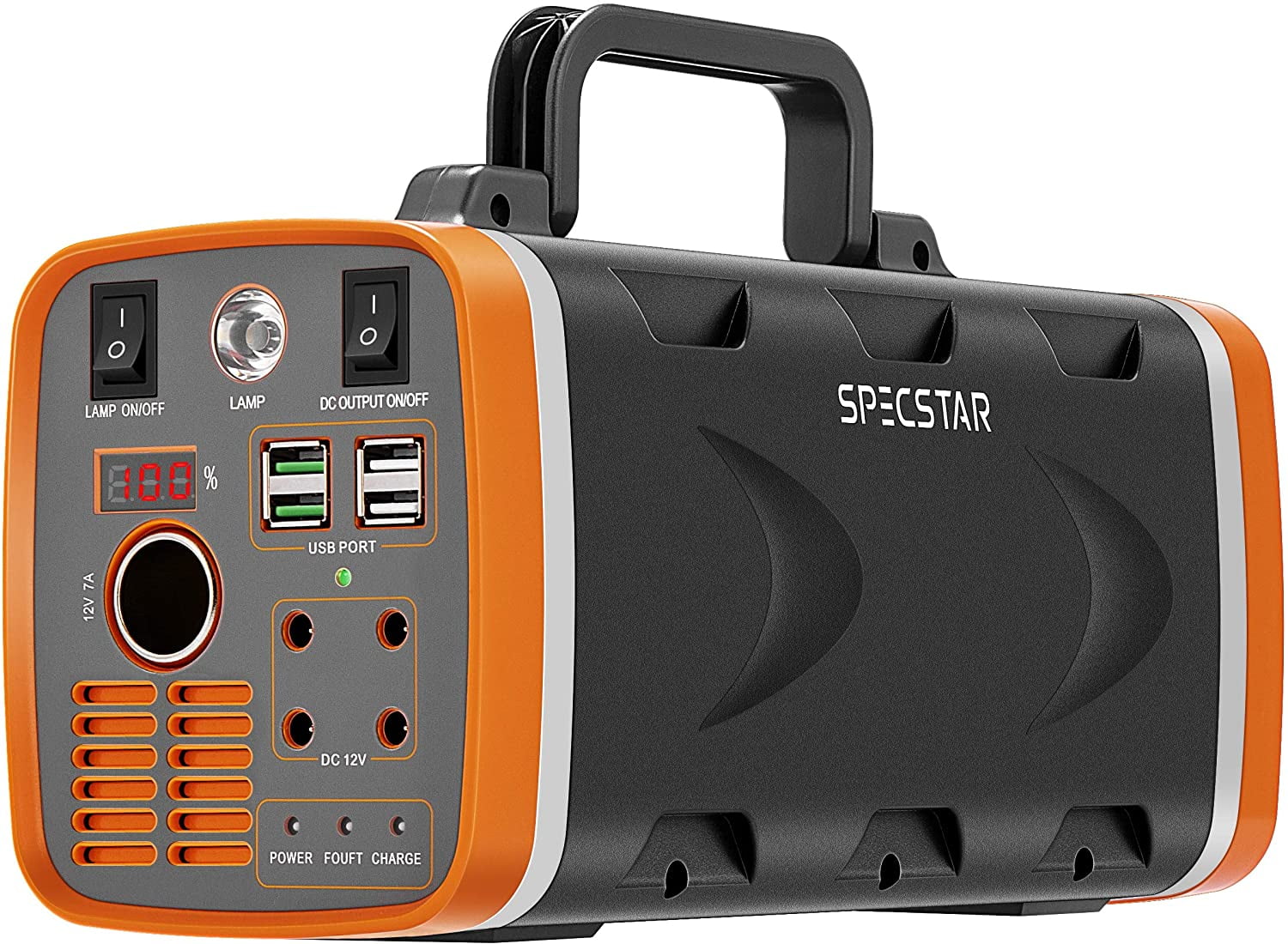Specstar 500w mah 2wh Portable Power Station With Led Light Battery Generator With Ac Dc Usb Outlets And Solar Charging Interface For Emergencies Outdoors Solar Panel Not Included Walmart Com Specstar 500w mah 2wh Portable Power Station With Led Light Battery Generator With Ac Dc Usb Outlets And Solar Charging Interface For Emergencies Outdoors Solar Panel Not Included Walmart Com