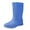 Blue, variant on Women's Rain Boots Rainy Rain Tube Solid Color Thick Rainproof Non Slip Rain Boots Womens Rubber Boots White 37