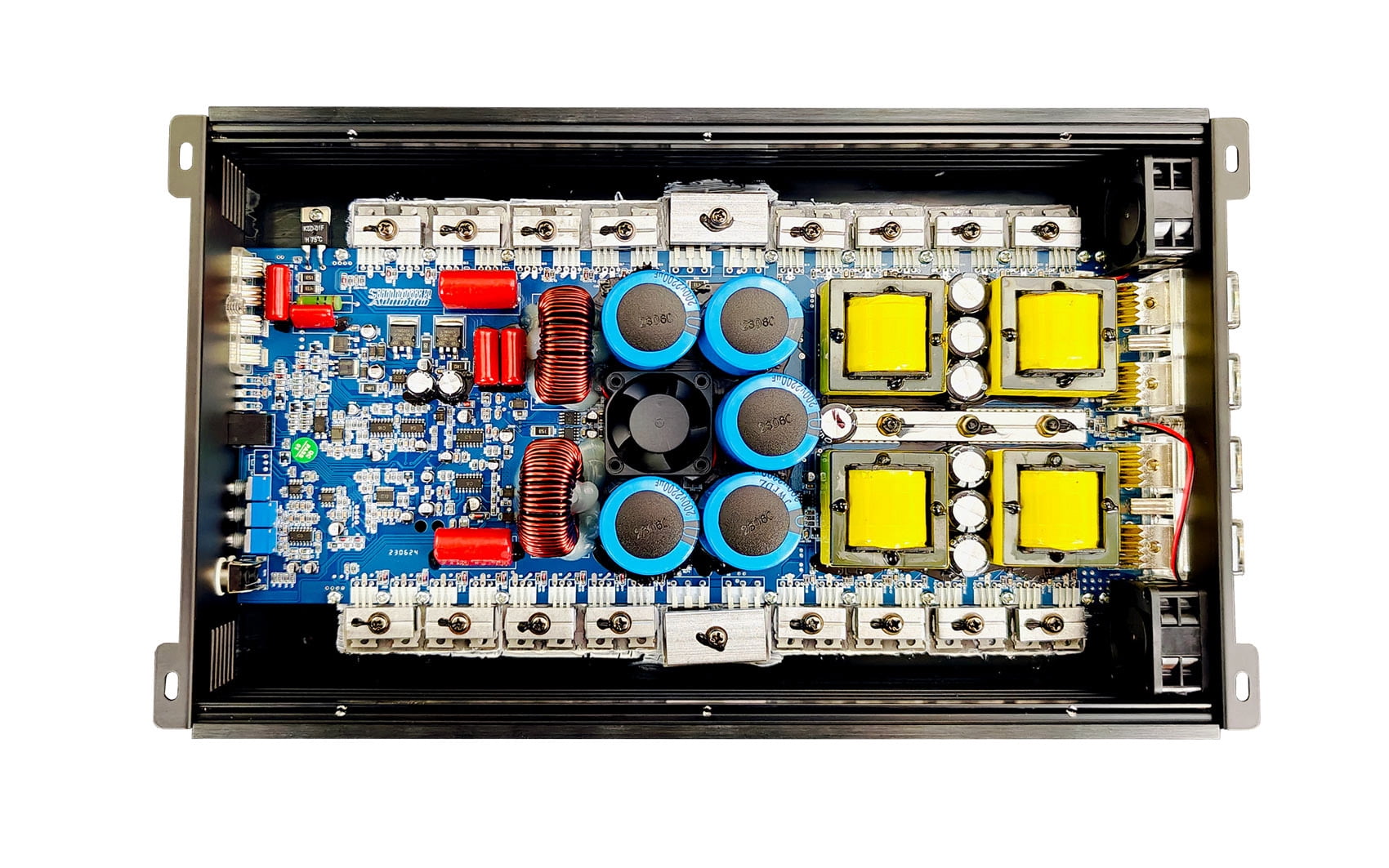 Sundown Audio SIA-5000D V2 Mono Full Range Car Amplifier 5000 Watt RMS Smart Bridge Class D with Remote Control Black
