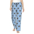 thumbnail image 2 of Goofa Corgi Dog Printed Soft Pajama Pants for Women, Wide Leg Comfy Casual Lounge Yoga Pants-, 2 of 9