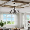 thumbnail image 6 of Livex Lighting - Estate - 12 Light Large 2-Tier Chandelier-29 Inches Tall and 36, 6 of 15