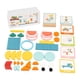 thumbnail image 4 of Bloques de patrones de madera, juego de apilamiento de clasificación de colores con tarjetas, rompecabezas de madera con formas de tangram para niños, 4 of 9