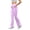 Purple, variant on SEMPAI Skinny Flare Pants for Womens Stretch High Waist Flared Leggings Seamless Gym Active Workout Yoga Pants with Pockets
