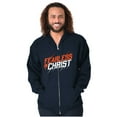 thumbnail image 5 of Christian Fearless in Christ Jesus Zip Up Hoodie Men's Women's Brisco Brands M, 5 of 6