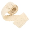 thumbnail image 1 of Cinta de encaje, hilo de algodón, 20 yardas, accesorios decorativos huecos para decoración de ropa, cortina DIY, color beige, 1 of 5