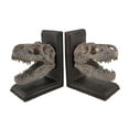 thumbnail image 1 of Ensemble de 2 Serre-Livres Crâne de Tyrannosaurus Rex T-Rex, 1 of 4