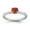 Red, variant on Fine Jewelry 925 Sterling Silver Polished Red Agate Ring for Women Size 9