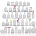 thumbnail image 1 of Juego de 40 floreros pequeños de vidrio transparente Fivenl para boda, 1 of 8