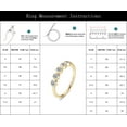 thumbnail image 2 of Engagement Rings,5pcs 3mm moissanite 925 Sterling Silver,Womens Rings Jewelry,Promise Rings, 2 of 10