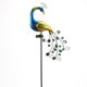 thumbnail image 2 of Muyoka Miuline Luces solares para jardín, 30 LED, decoración de pavo real de metal, luces solares para jardín IP44, luces solares impermeables para caminos de paisaje para patio de césped al aire libr Muyoka Hogar, 2 of 7