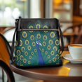 thumbnail image 3 of HELLHERO Peacock Shoulder Bag, Waterproof Crossbody Purse Lightweight Zipper Closure Satchel Bag for Dating Travel, 3 of 7