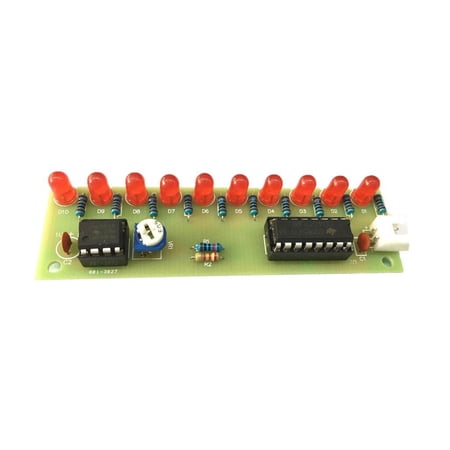 Integrated NE555 + CD4017 Light Water Flowing Red LED Module Led Chaser ...