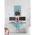 thumbnail image 4 of Marmont Hill Hipster Sloth Canvas Wall Art, 4 of 7