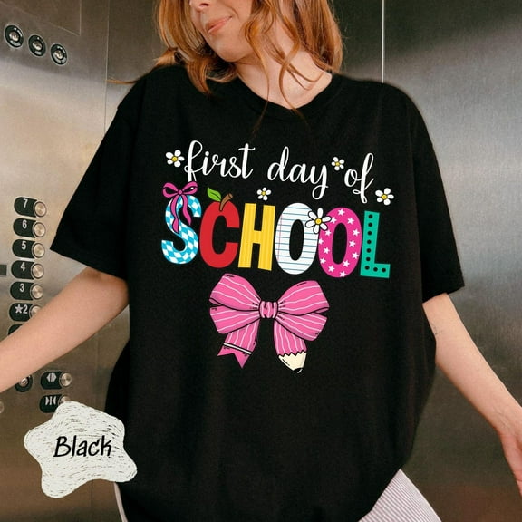 Happy First Day of School Shirt, School Teacher Life Shirt, 1st Day of School Shirt, Teacher Appreciation Gift, Back to School Shirt 2