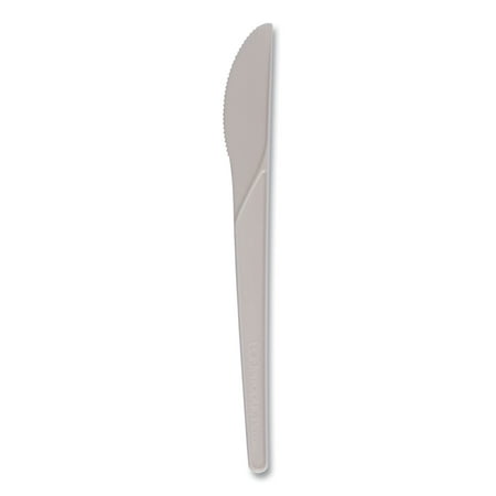 Eco-Products Plantware Compostable Cutlery  Knife  6   Pearl White  50/Pack  20 Pack/Carton