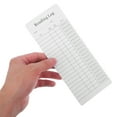 thumbnail image 2 of CIMAXIC 12Pcs Reading Log Bookmark White Paper Book Tracker for Student and Teacher Use, 2 of 7