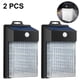 thumbnail image 2 of Luces solares de seguridad para pared o cerca de exterior, impermeables, con sensor de movimiento de 3 modos, 2 of 7