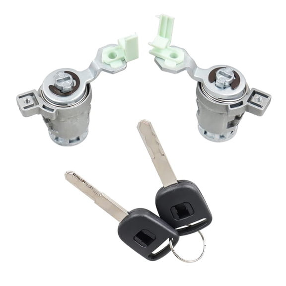 munirater Front Left Right Door Lock Cylinder Set Replacement for 2001-2005 Civic 72185-S9A-013