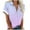 Purple ., variant on Summer Savings Clearance 2025! BOVXNPU Plus Size Womens Summer Tops,Short Sleeve Tops for Women,Fashion Women's Casual Comfortable Pocket Buttontop Blouse T-Shirt