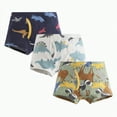 thumbnail image 2 of Caqnni Boys Fashion Soft Cotton Tagless Brief Pack Breathable Underwear for Little Kid Boys Trained Pants for Boys size:2-3T 3-4T 4-5T 5-6years 7-8years D，140, 2 of 3