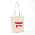 thumbnail image 7 of CafePress - Such Fun! Tote Bag - Unisex Canvas Tote Bag, Beige, 1-Piece, 7 of 7
