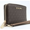 thumbnail image 4 of Michael Kors Women's Jet Set Travel Multifunction Phone Case Brown, 4 of 7