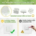 thumbnail image 6 of SUSWIM Baby Proofing Outlet Covers (60 Pack) Electric Outlet Pulg Covers for Baby Safety Socket Cover Protector Cap to Prevent Your Child from Power Shock Hazard, 6 of 8