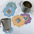 thumbnail image 4 of Posavasos, Posavasos De Pintura De Diamante, DIY Diamond Painting Posavasos para Bebidas Taza de Mesa para Adultos Niños Manualidades, 4 of 5