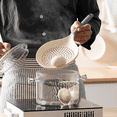thumbnail image 5 of BMYJ Slotted Spoon,Heatproof Strainer Slotted Spoon, Seamless One-Piece Non-Stick Cooking and Frying, Pasta Strainer Spoon Frying Kitchen Cooking Colander for Filter Vegetable,Pasta and More, 5 of 5
