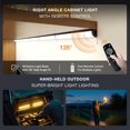 thumbnail image 3 of Luz LED inalámbrica con control remoto para debajo del gabinete UNUSROOM de 20 cm, 3 of 8