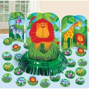 Amscan Jungle Animals Table Decorating Kit 23 Pc.