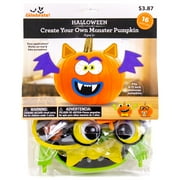 Way To Celebrate Halloween "Create Your Own Monster Pumpkin" Kit, 16 Pieces