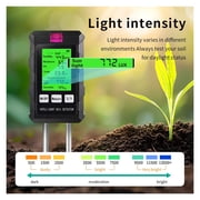 High Accurancy Soil PH Meter 6 in 1 Soil Moisture PH Temperature Sunlight Fertility Tester For Garden Planting Soil Detector