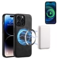 thumbnail image 3 of for iPhone 15 Pro Max Back Case, PU Leather Detachable Card Slot Magnetic Closure Shockproof Kickstand Slim Fit Support Magnetic Car Mount Phone Cover for iPhone 15 Pro Max, Black, 3 of 10