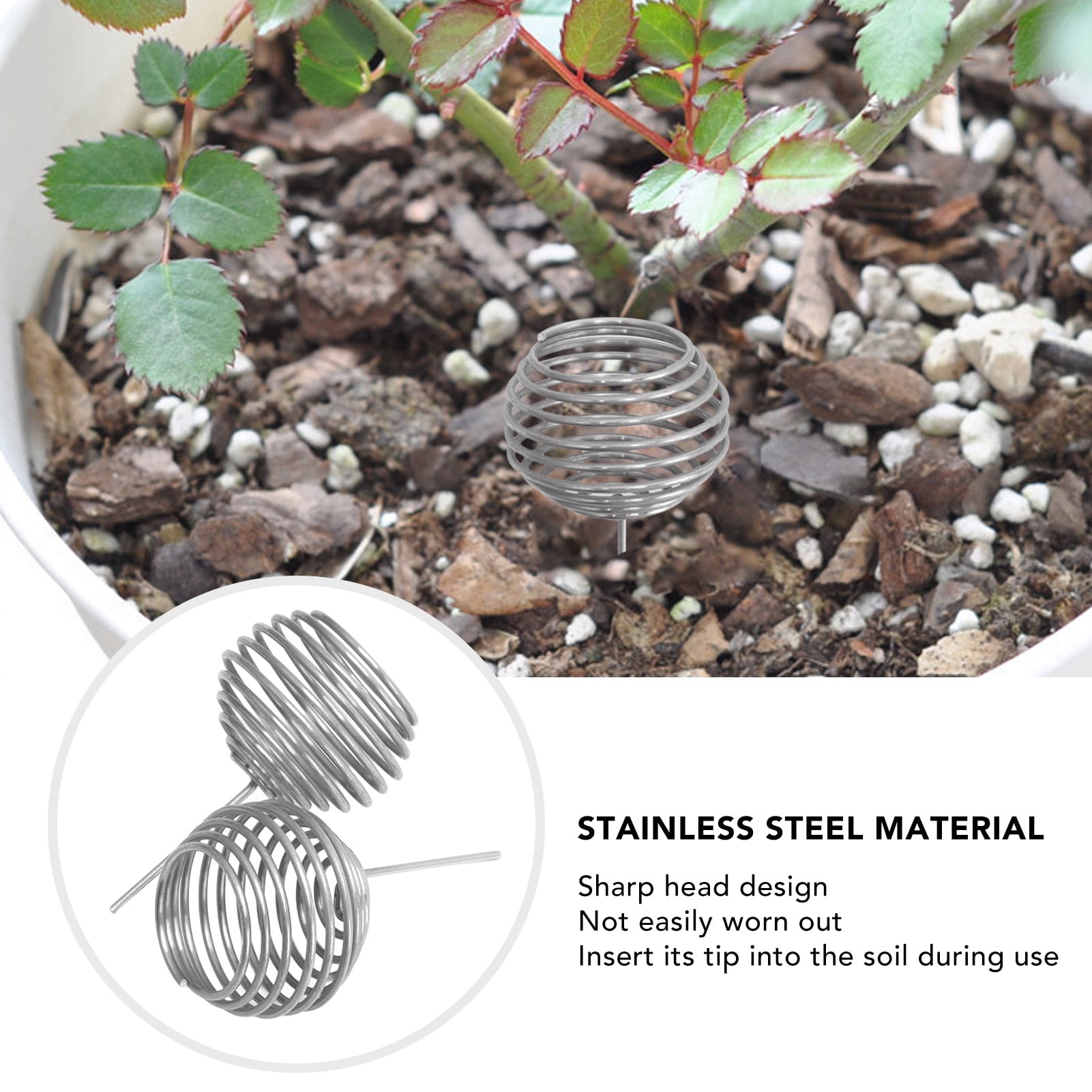 100pcs Stainless Steel Fertilizer Mesh Baskets - Small Size Bonsai Fertilization, Durable, Wear-Resisting, Easy to Use for Garden, Yard, Home, Farm