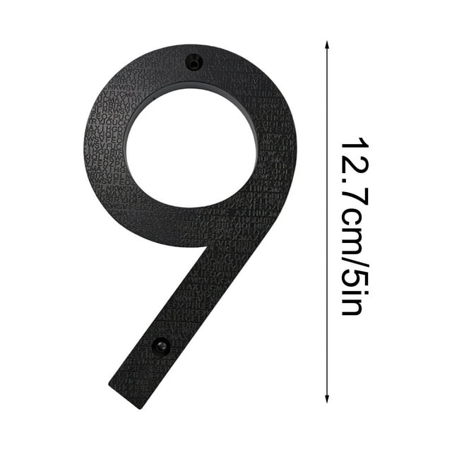 Address Numbers for Houses,House Numbers for Outside Modern 5 Inch Modern Metal House Numbers Door Number House Address Letters and Numbers for Outside Signs House Numbers for Outside